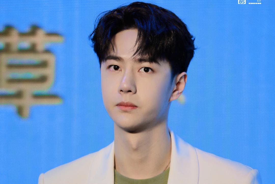 王一博|王一博一身鲜嫩绿亮相,无奈网友太热情,挤爆直播间