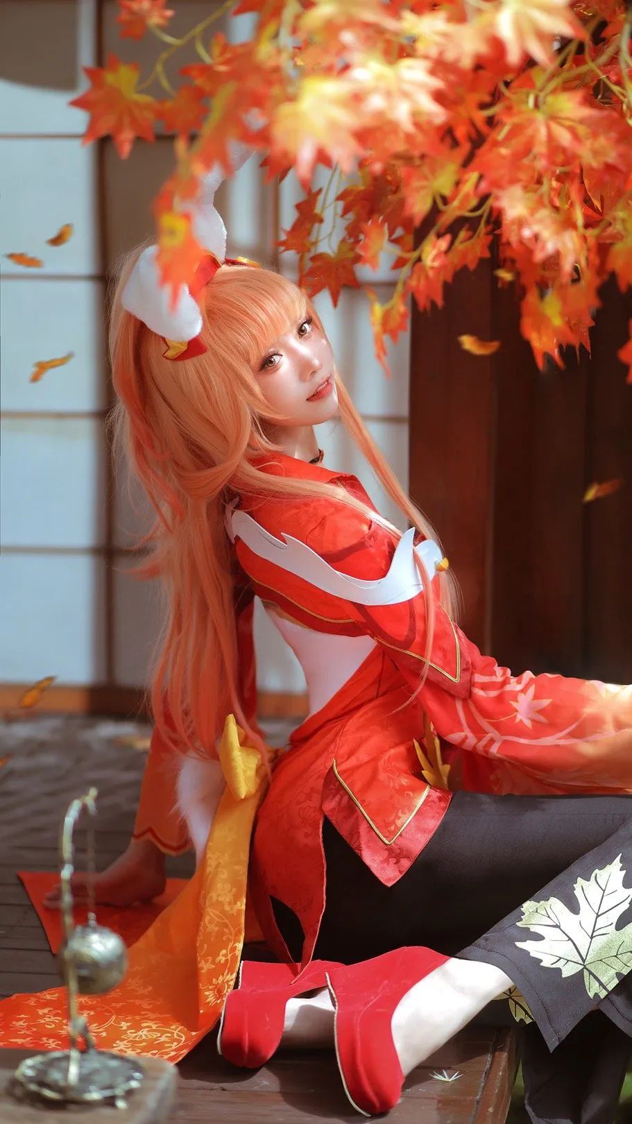 王者荣耀|cos：王者荣耀阿离老婆cos正片@走路摇