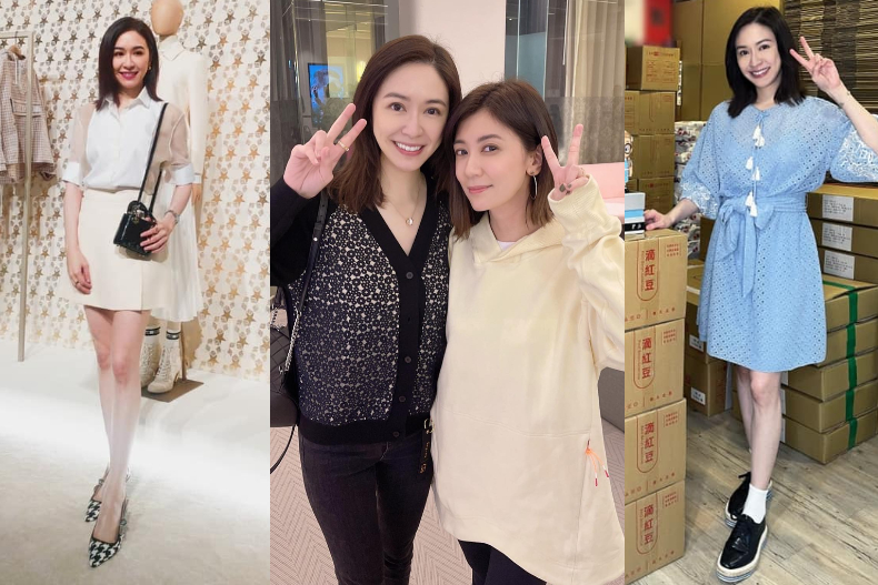 |42岁蔡依珊「零修图漫画腿」太美！天天量体重、饭要慢慢吃