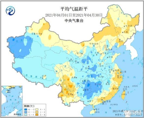 方框财经 4月北方草原区大部水热条件利于牧草返青生长