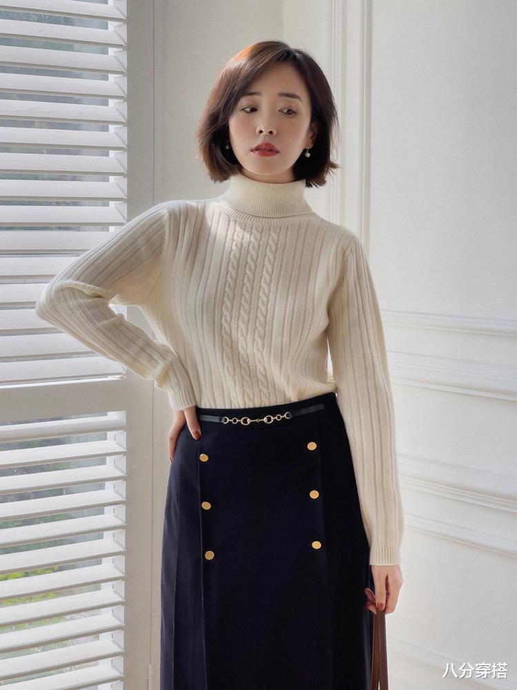 八分穿搭 秋冬出门穿“毛衣”准没错,百搭又实用,让你轻松穿出高级范儿