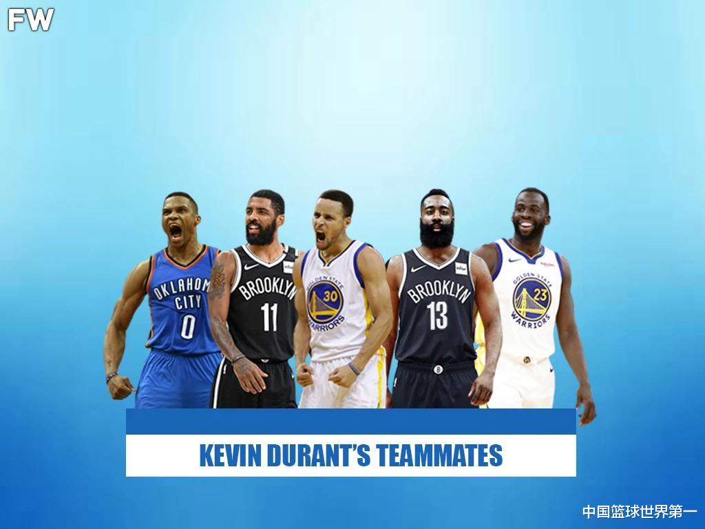 迈克尔·乔丹|美媒列出了乔丹科比詹姆斯杜兰特职业生涯最出色的五名队友