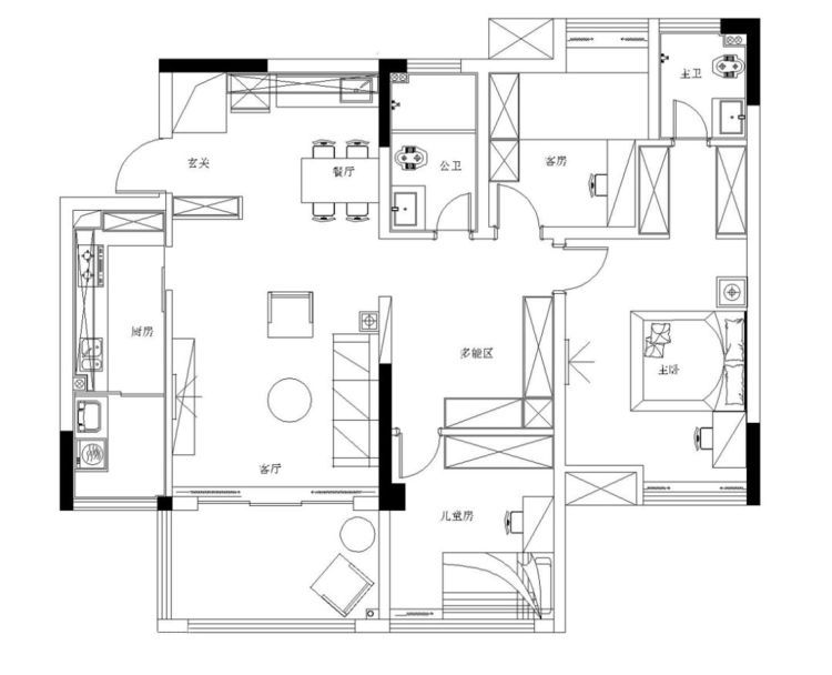 |买了房就这样装，一房能顶三房，漂亮又实用！