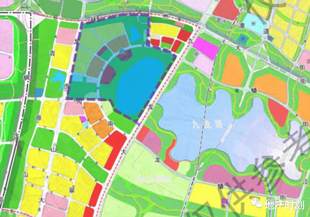 九龙湖 2514亩！九龙湖九龙大道以西开启滨湖城市设计！华侨城欢乐港湾拟定项目在此范围！