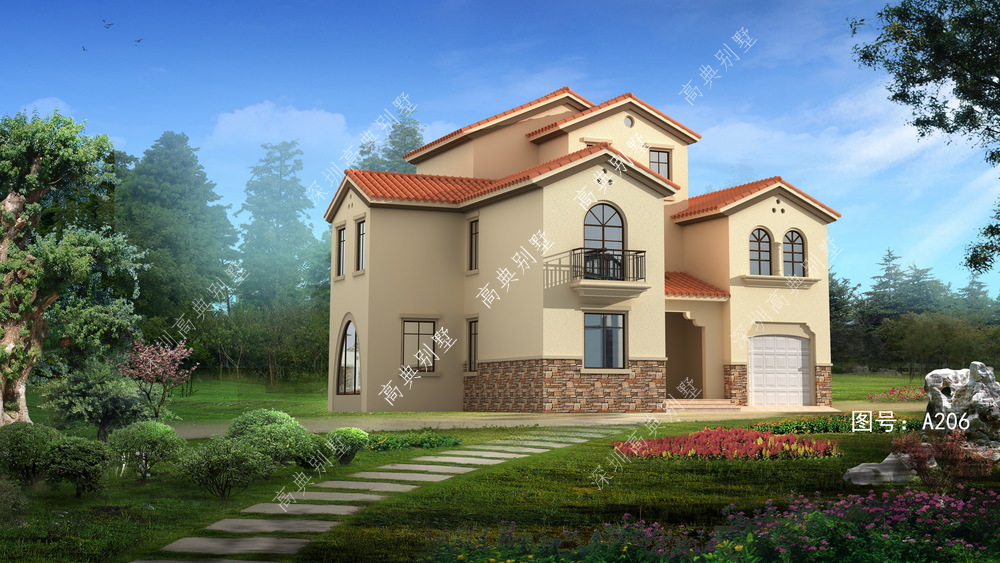 价格亲民的欧式别墅,外观时尚,好房子值得收藏。