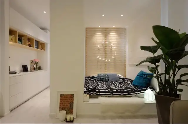 改造38㎡不设床，不设餐厅，一进她家，效果震惊了！