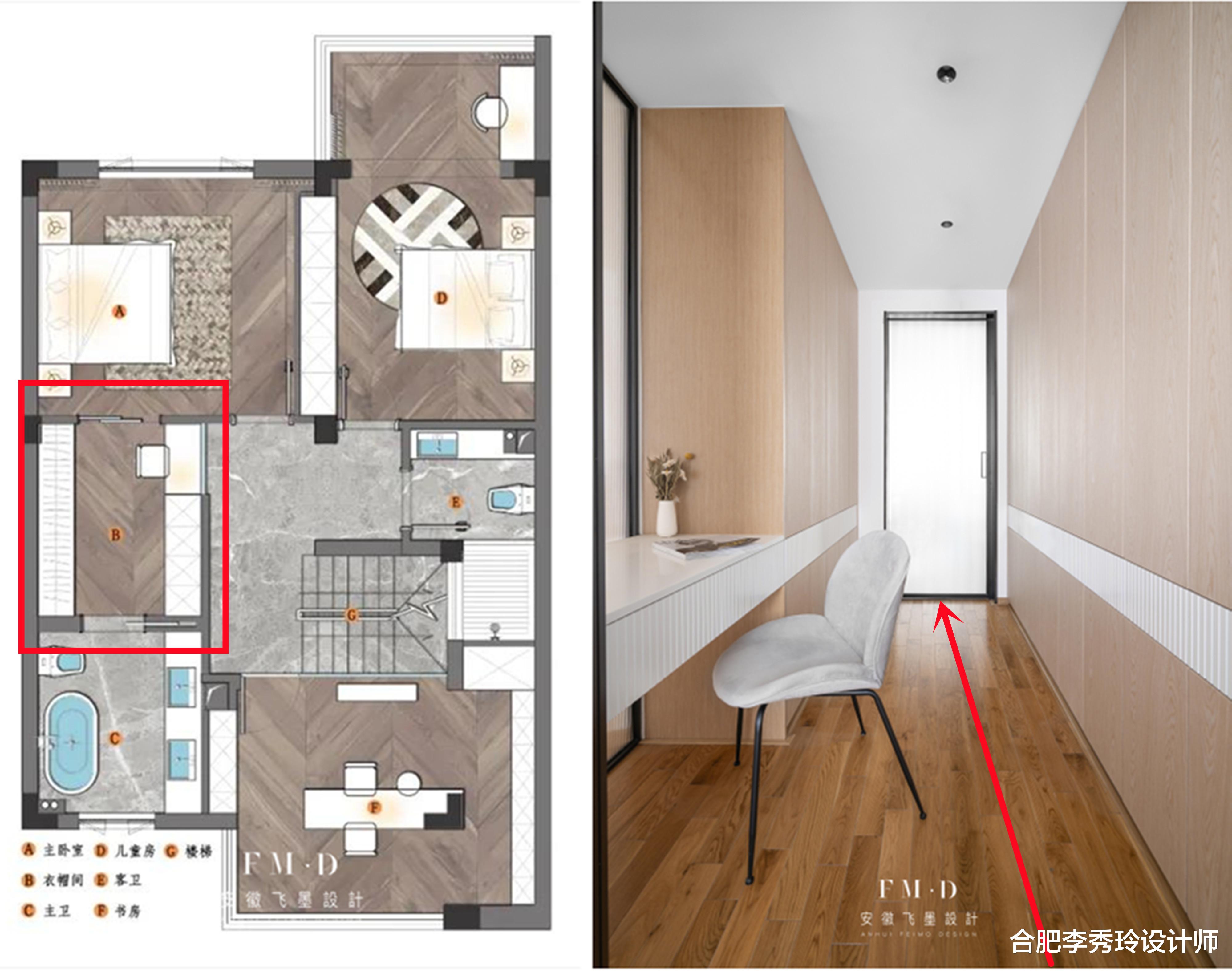 不管卧室面积大小，我也想要步入式梳妆区，占地不到1㎡功能齐全