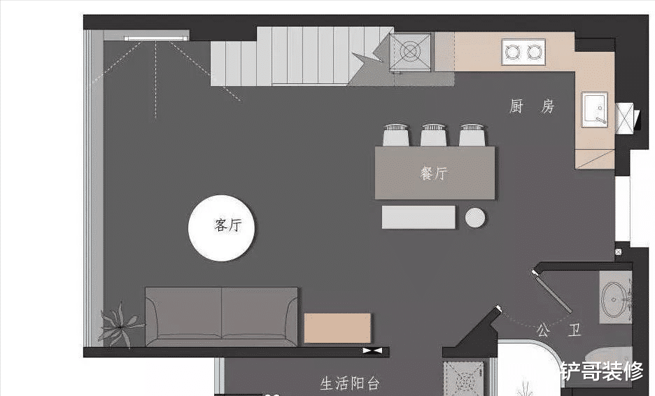 打造民宿风格三居室,闹市中的小角落,享受属于自己的闲暇与安逸