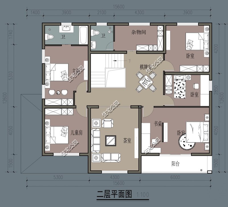别墅|10套高颜值二层别墅，附带详细的平面方案，你更喜欢哪一套？