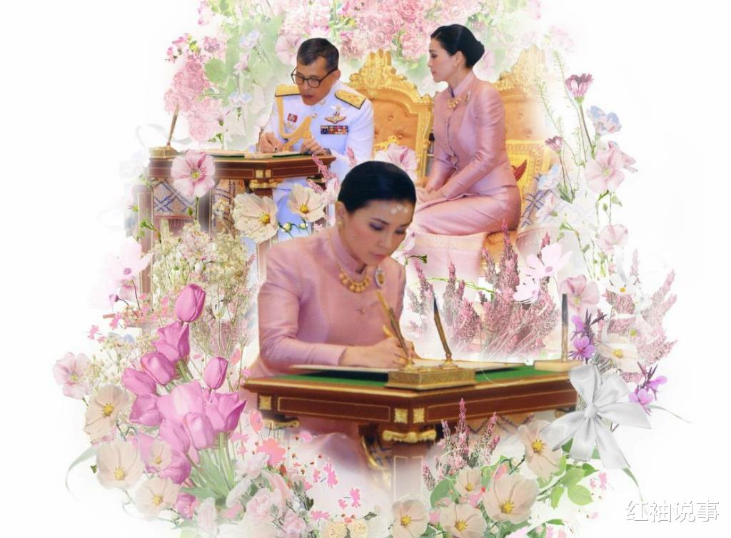 泰國王室全傢福出爐，蘇提達占據整個屏幕，利用大頭照成功搶鏡-圖5