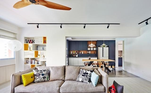 |6年前的房子,如今也能评得上装修模板,110㎡双厨设计,很有远见