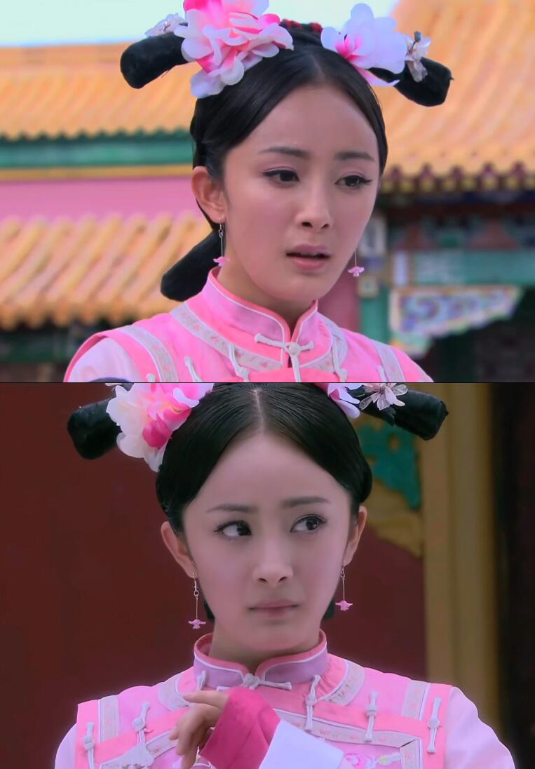 杨幂|同一部剧中，当女配和女主造型一样，就很考验女主颜值了