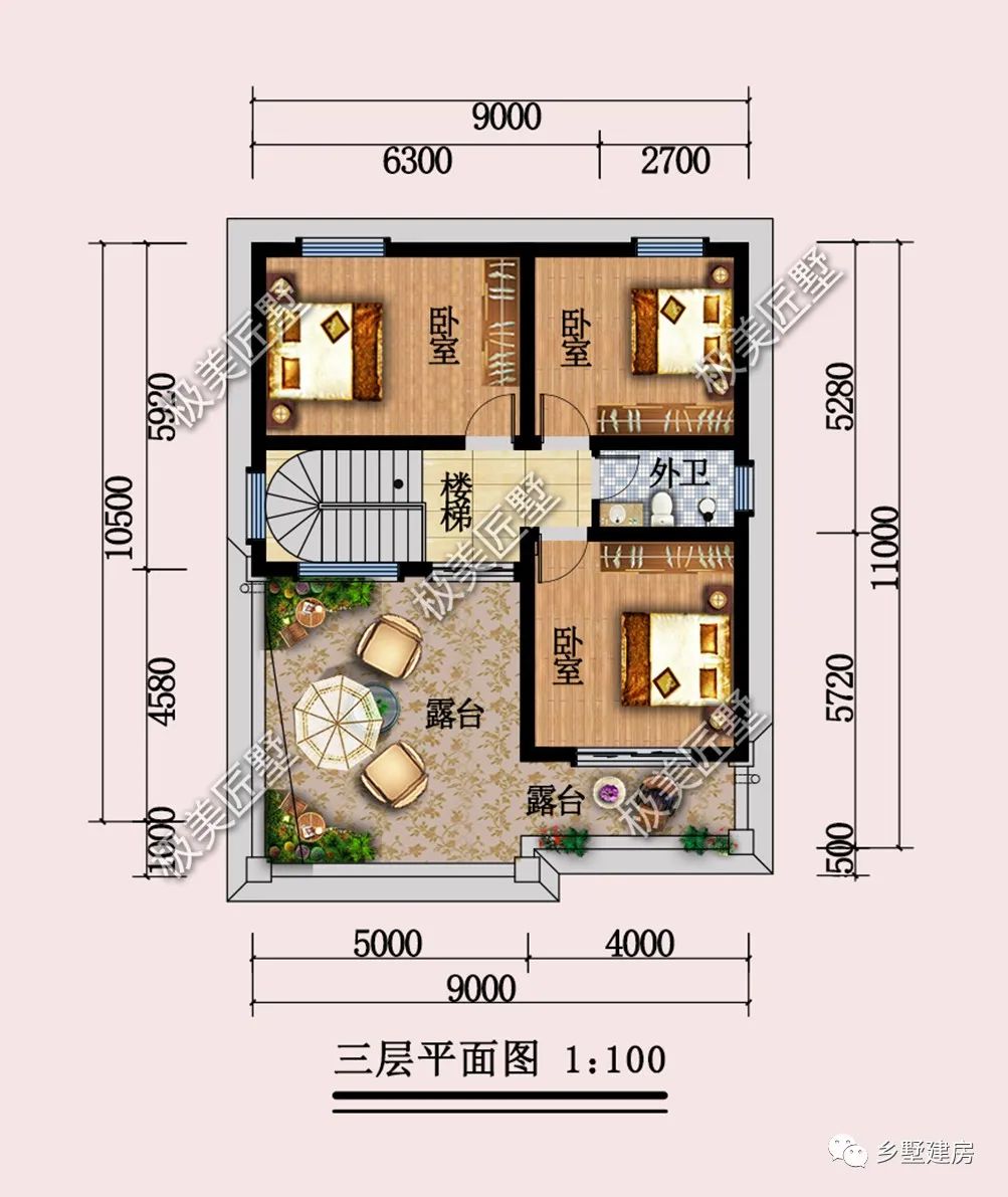 保障性住房|9×11米，三层别墅这样建，家人看了都满意