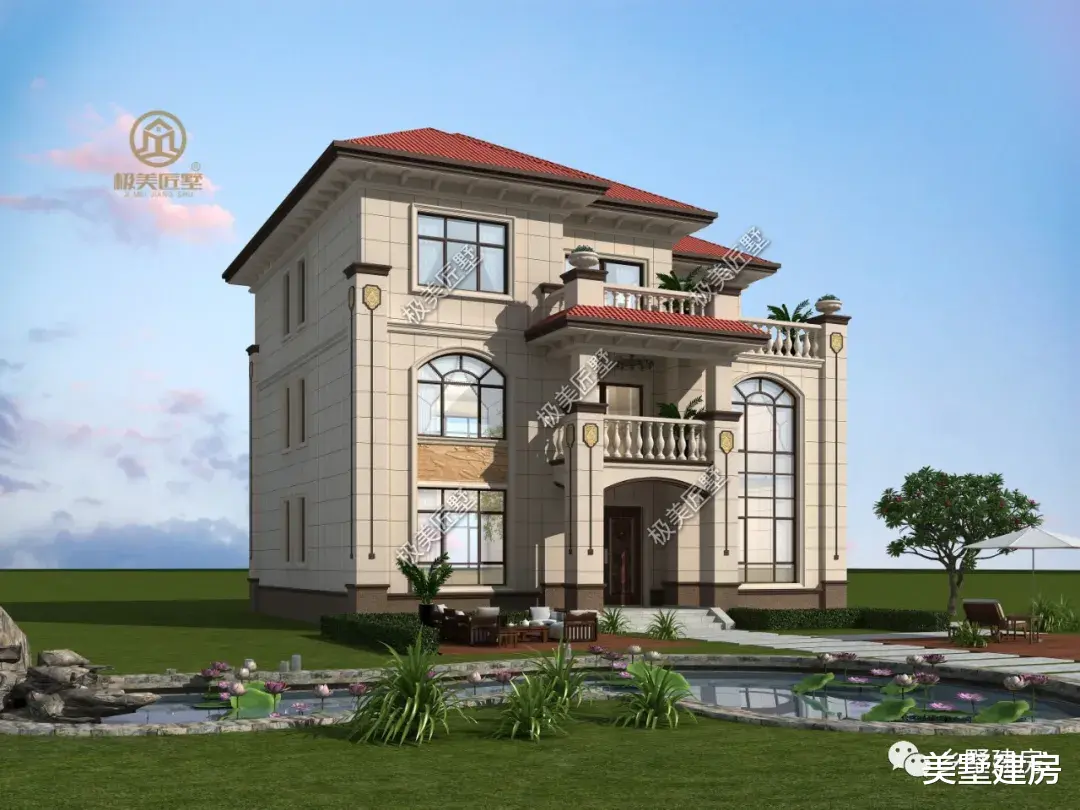 农村盖房怎么选？欧式三层别墅最适合，喜欢快快收藏