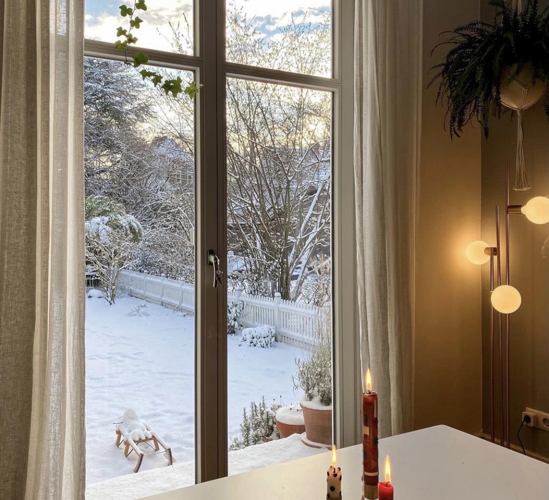 德国女主定居中国,门前庭院绿树成荫,一家三口日子过得精致有味