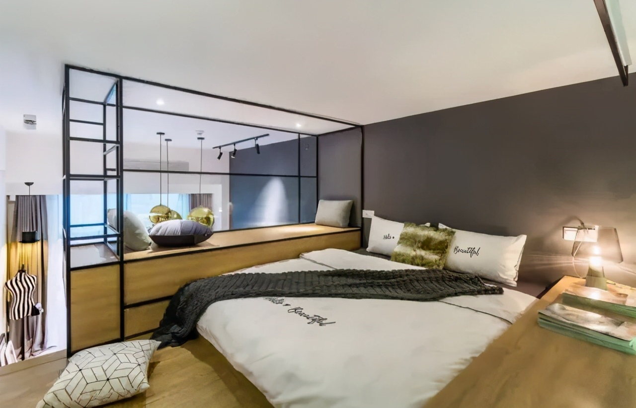 都市白领不甘心当社畜,50平小户型装成LOFT公寓,住得舒心