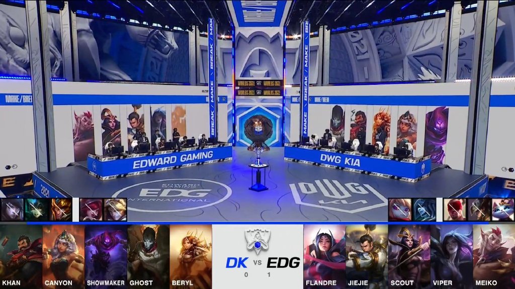 完美世界|DK扳回一局，圣枪哥全程失声！小钰质问EDG：为什么不选凯南？