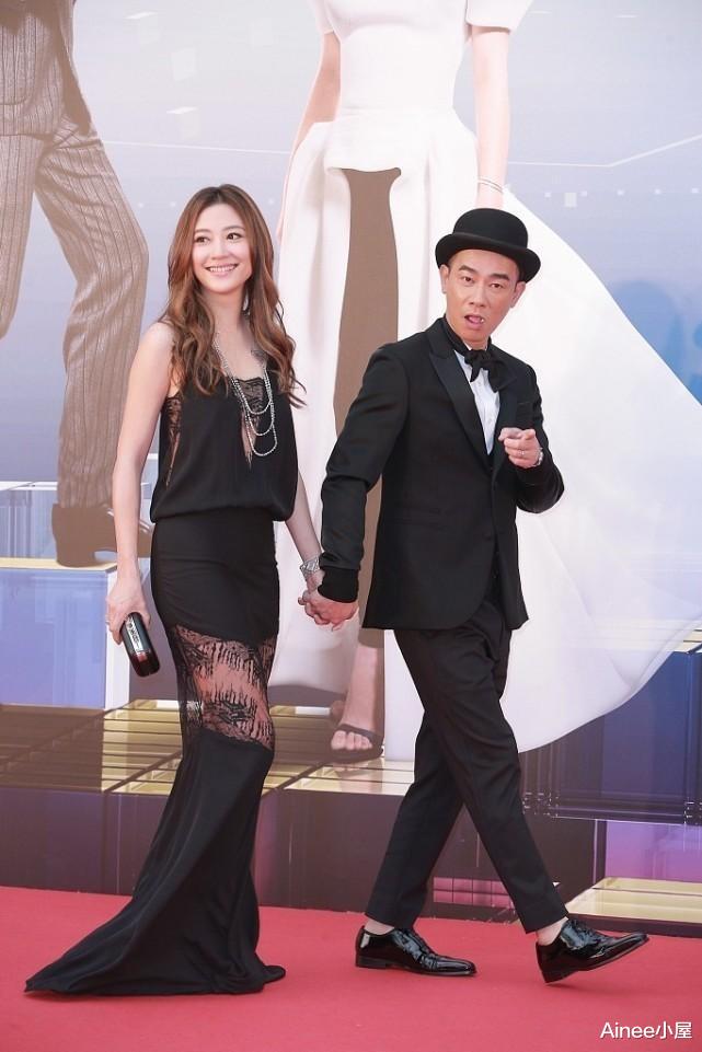 刘诗诗|应采儿在老公身边也不收敛，穿黑裙开叉到肚脐，蕾丝内搭挺精巧