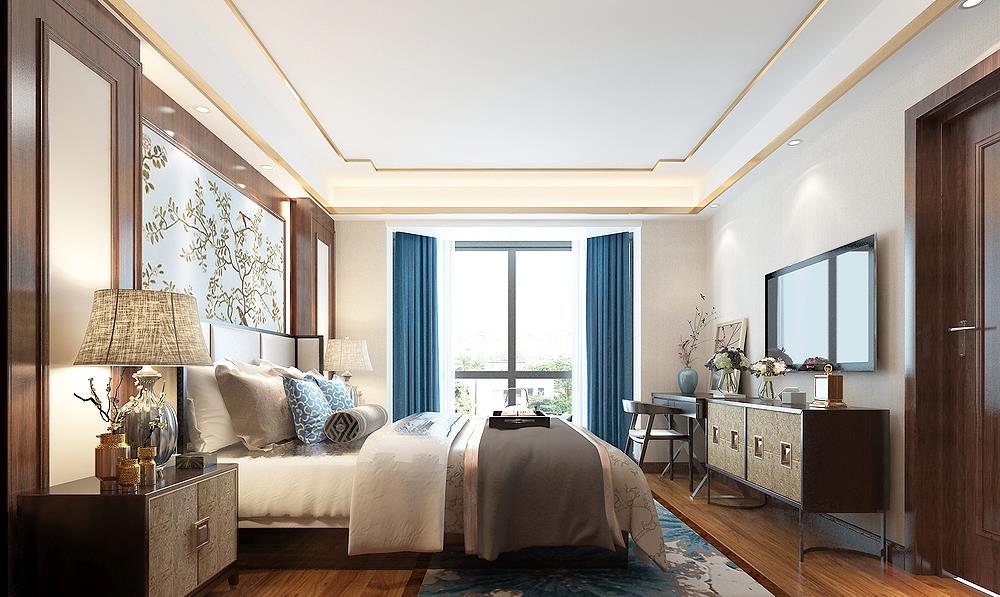 新帝雅|长沙夫妻的266㎡新中式风装修火了，入户就足够惊艳，客厅韵味十足