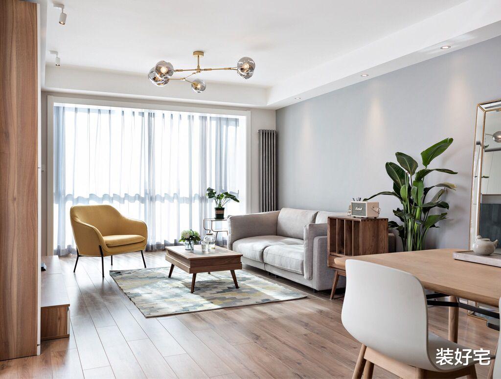 装好宅|纯净简约的两口之家,不要复杂的装饰,打造经济实用的北欧风空间