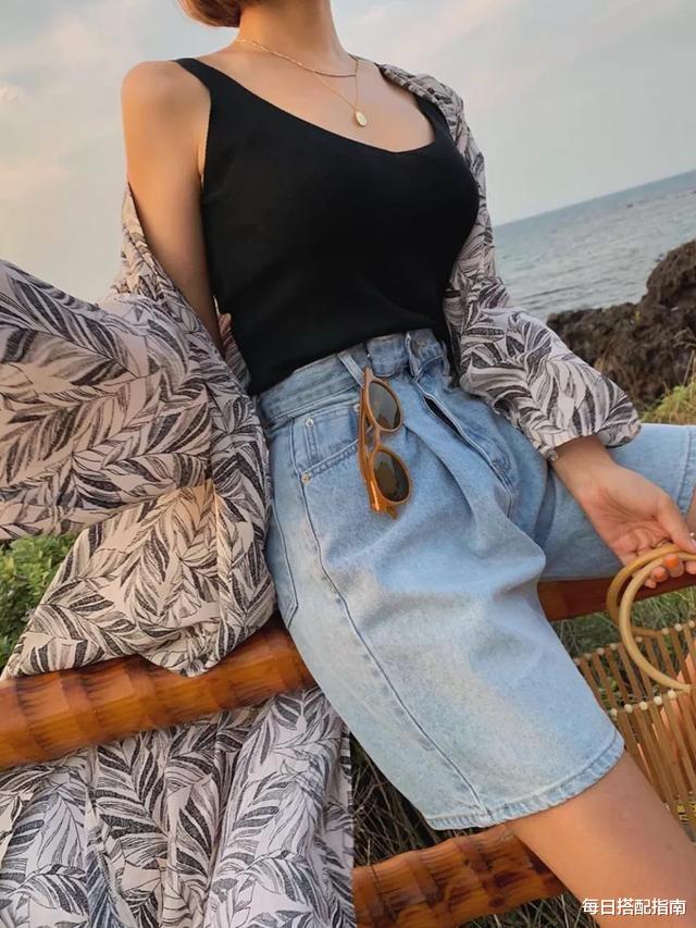 每日搭配指南|天热别再穿长裤了，今年夏天“爸爸裤”正流行，舒适时髦又洋气