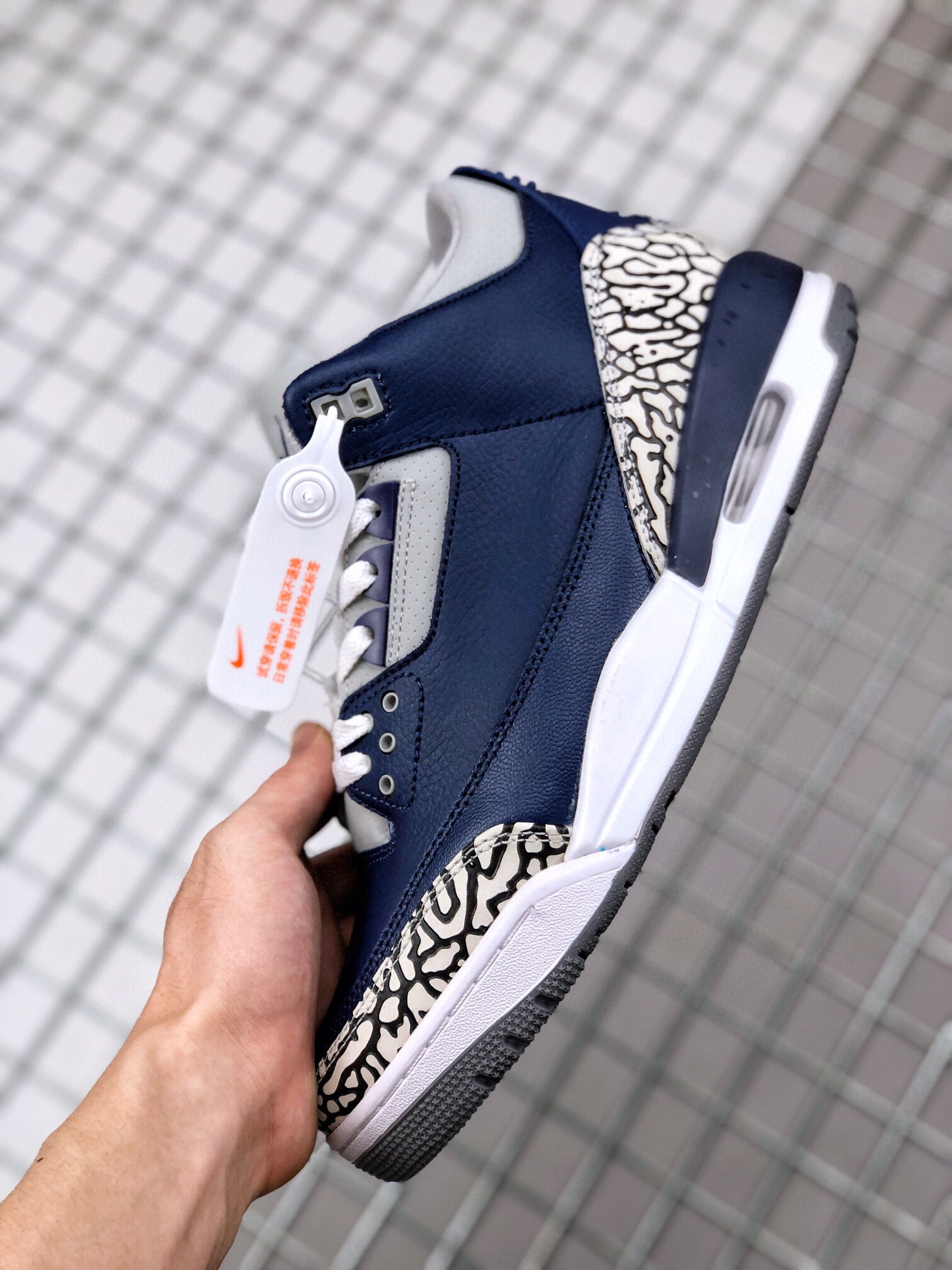 莆田鞋匠|Air Jordan 3 “Midnight Navy”午夜蓝