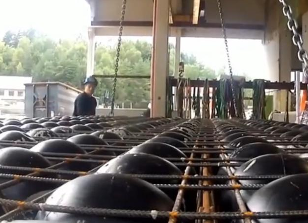 混凝土|德国的一些混凝土被这种“黑球”替代，房子强度增强10倍，比钢筋还牢固