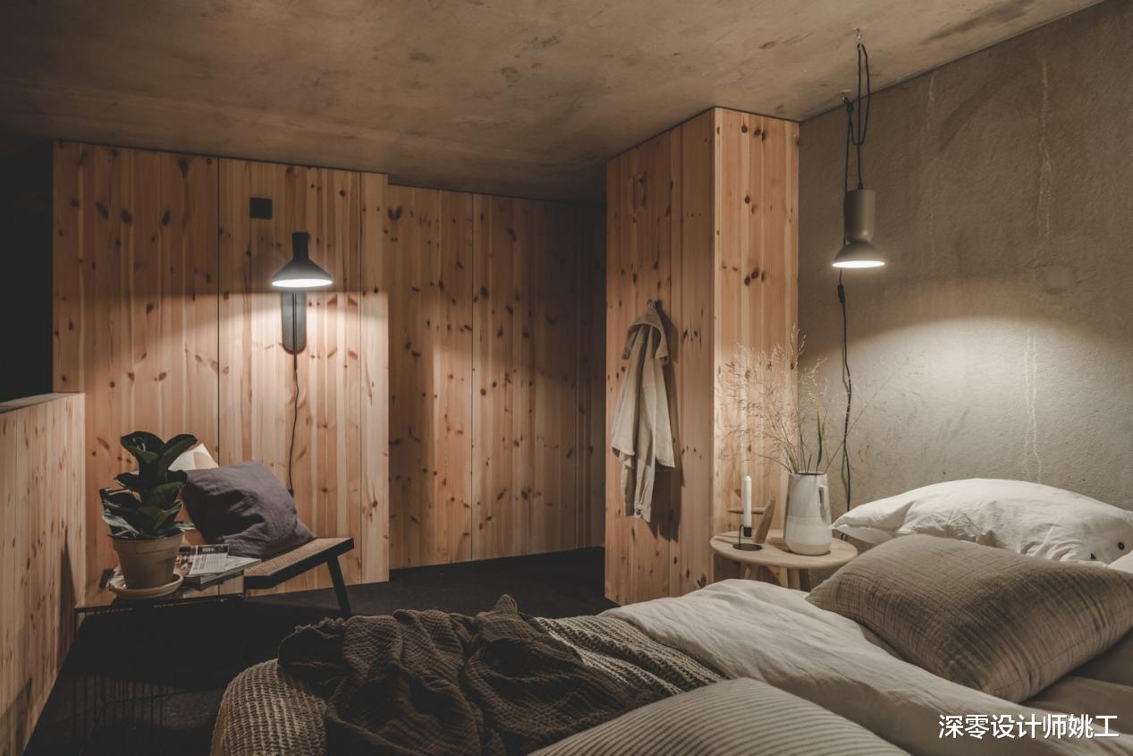 要是我有房,我也想像他家这样装,混凝土墙面也能做的如此高级!