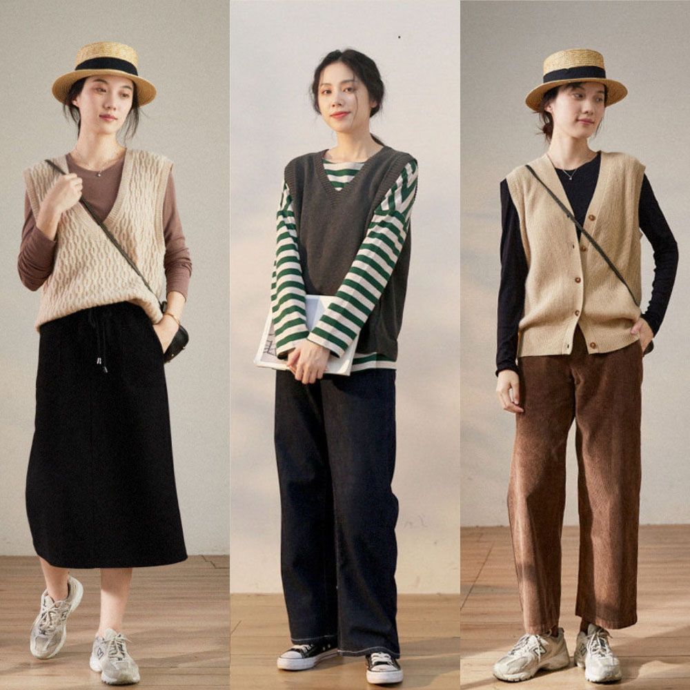 宝贝你别闹 入秋之后天气转凉,24套秋日慵懒风穿搭示范,出门照着穿准没错