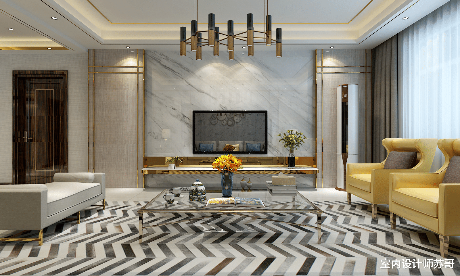 室内设计师苏哥|不要再随意铺贴大理石了,掌握好方法,保证大理石的牢固性