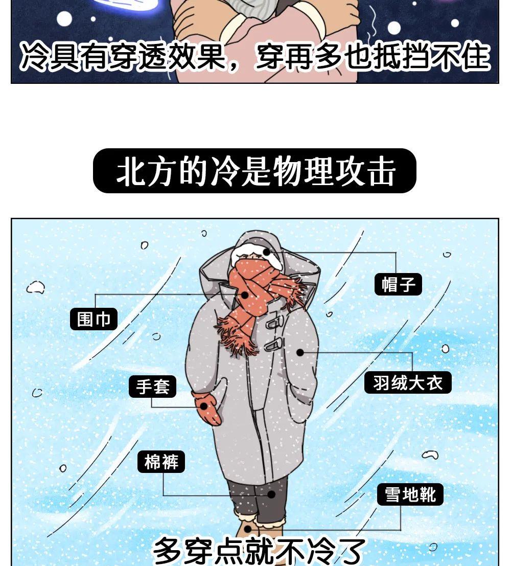 漫画|北方冬天VS南方冬天，有何“区别”？一组漫画科普，画面太真实！