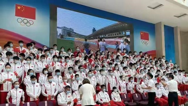 胡小小乖|中国女排朱婷等参加奥运代表团成立大会，比赛赛程请球迷记得收藏