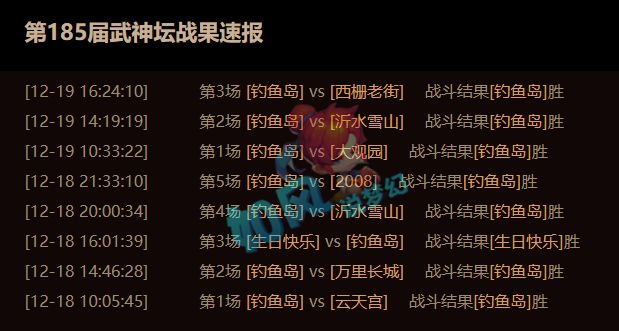 紫禁城|梦幻西游：战胜珍宝阁、紫禁城、钓鱼岛，明秀园夺185联服战冠军