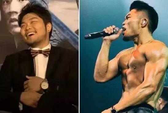 肌肉男|40岁李玖哲狂减40斤，小胖逆袭肌肉男，网友：歌都不唱了去减肥？
