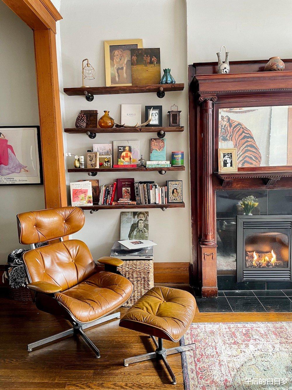 |阳光向暖,90平典雅复古风二居空间,两人一狗的温馨美宅