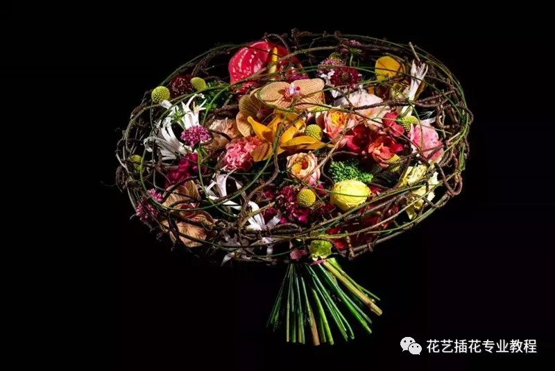 花艺教程培训丨花艺设计中的色彩研究