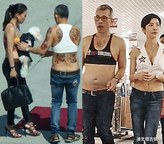 饮食 贵妃首次以泰王情人身份露面，学婆婆穿炮筒裤，红唇卷发比王后美