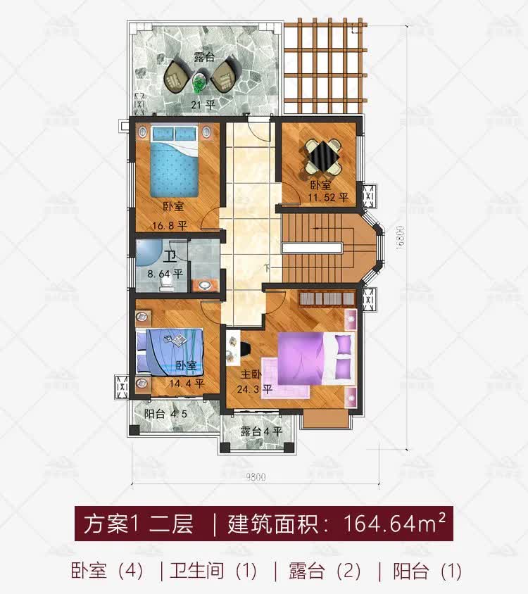 |2套带柴火房的户型，农村盖个柴火灶就是好，你最喜欢哪一套