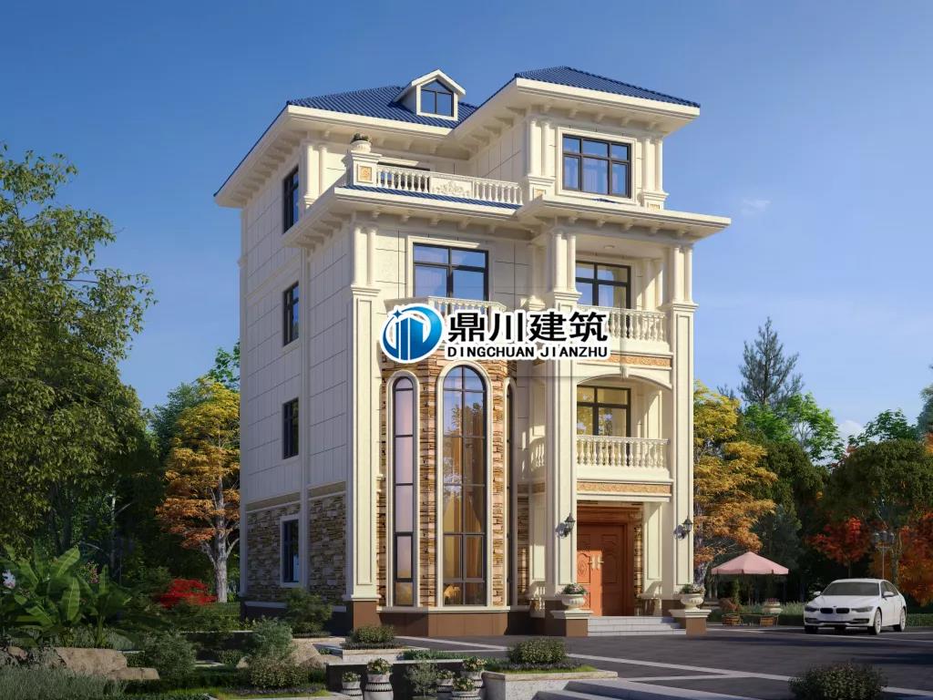 老年小妙招|8.4×13米，四层复式农村别墅，室内布局功能丰富