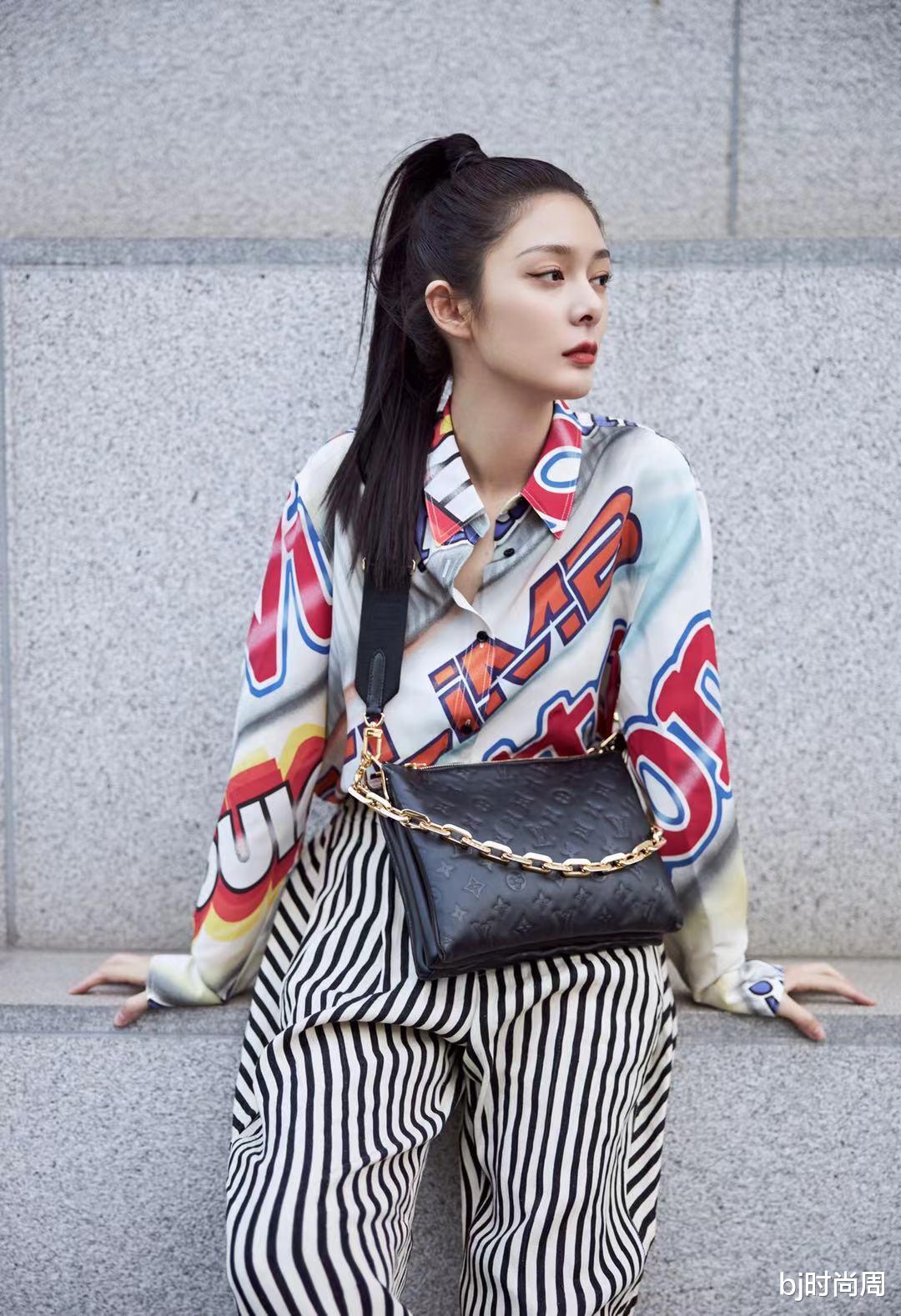 谢依霖|女生穿搭可以学傅菁look,可盐可甜