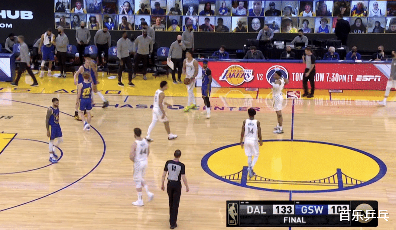 勇士队|惨案！勇士惨败30分，东契奇3节39分，库里输球却笑：他早已麻木