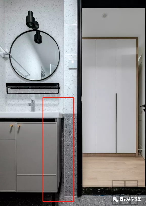 干区是固定尺寸,浴柜别再犯错误了