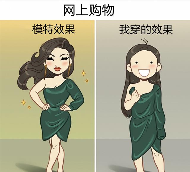 发型|别人VS自己？看过这组对比图，实在过于真实