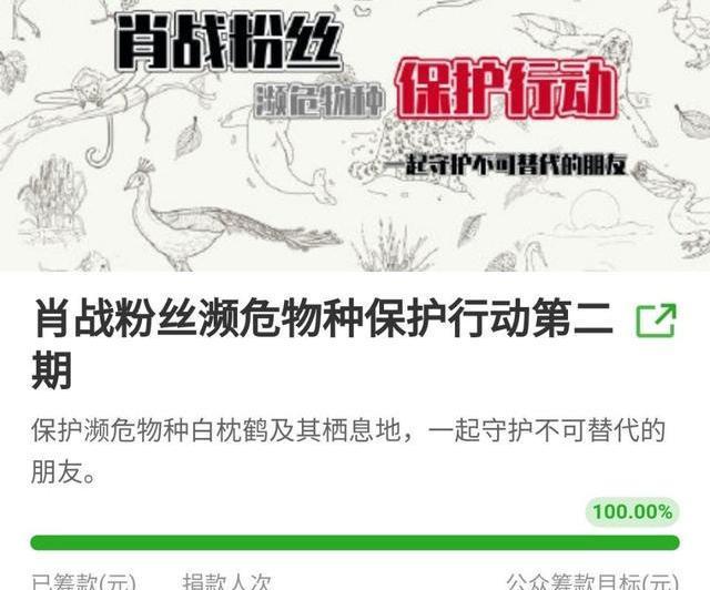 夔海亦 肖战公益号召力有多强？仅73分钟就筹资24万，捐款入口被紧急关闭