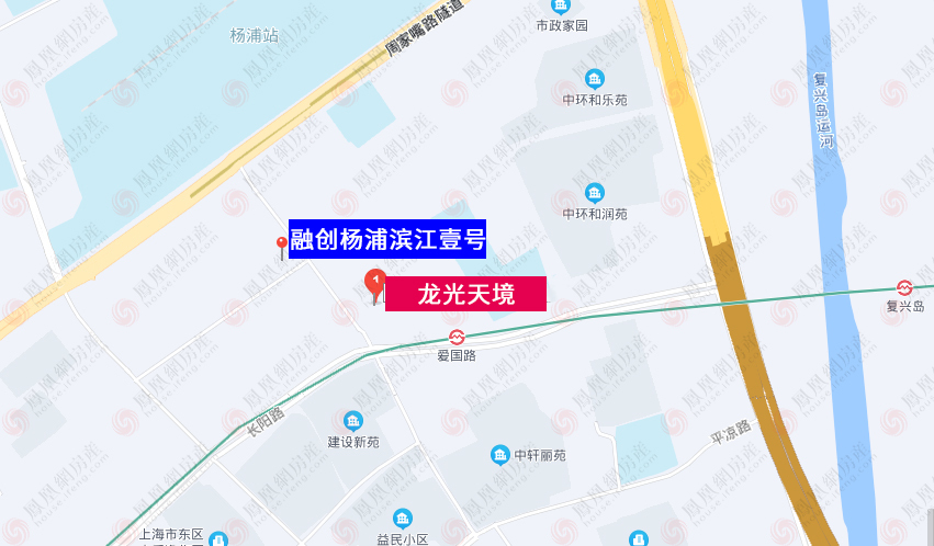 |杨浦龙光天境、融创杨浦滨江壹号认购公示！同卖9.9万/㎡该选哪一个？