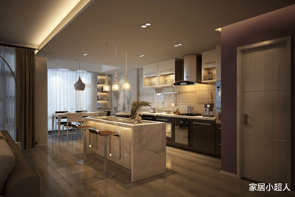 想要开放式厨房很容易，牢记装修技巧，让你享受烹饪好心情