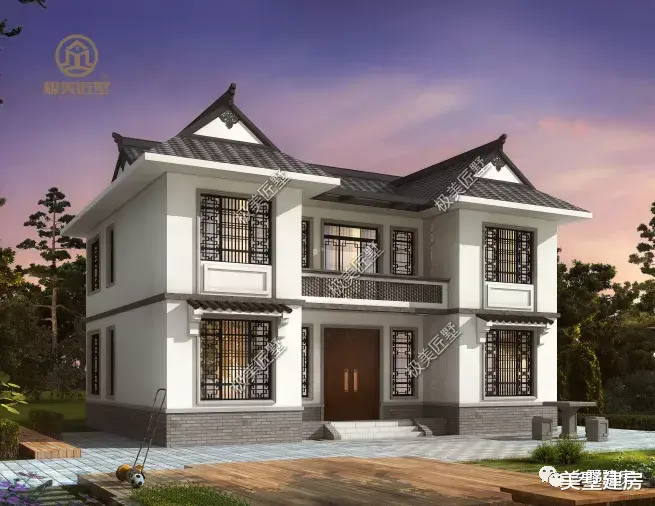 老年小妙招|13.6X10米,二层新中式别墅,精美绝伦!