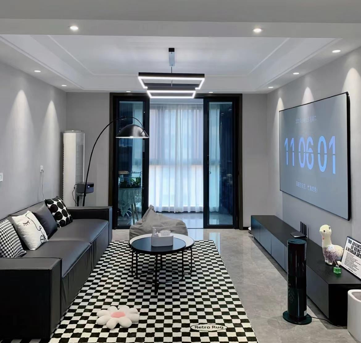 女主92㎡现代风,看不厌的“黑白灰”,越简约空间越高级