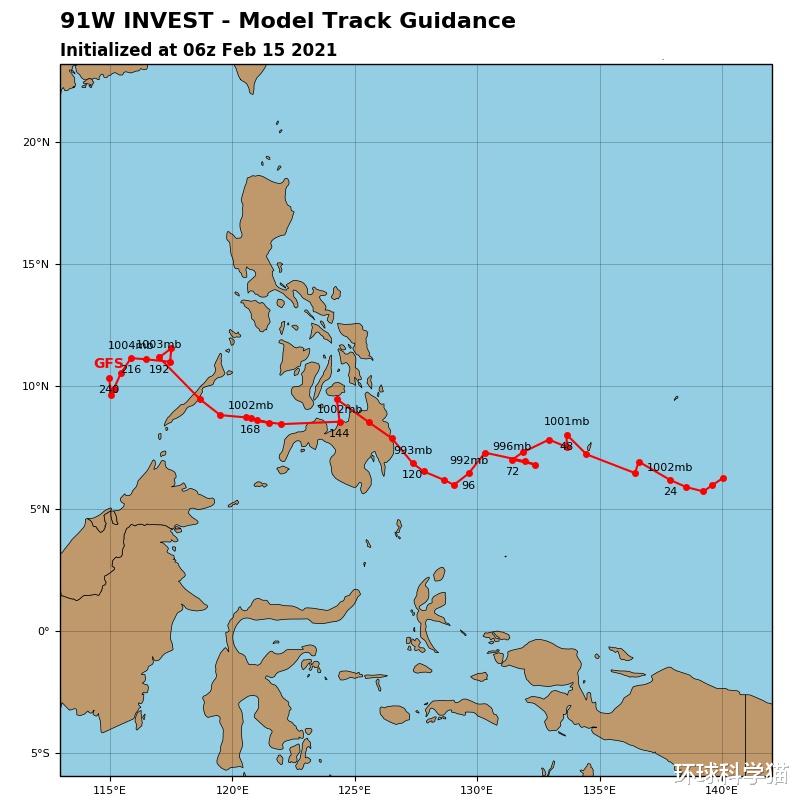 环球科学猫 91W增强，1号台风杜鹃真要来了？冷空气活跃，东北局部有暴雪