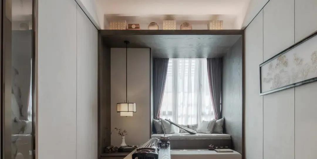 不惑之年无欲则刚|硬装简约，软装古韵十足，这样的新中式风格，大气雅致，端庄沉稳